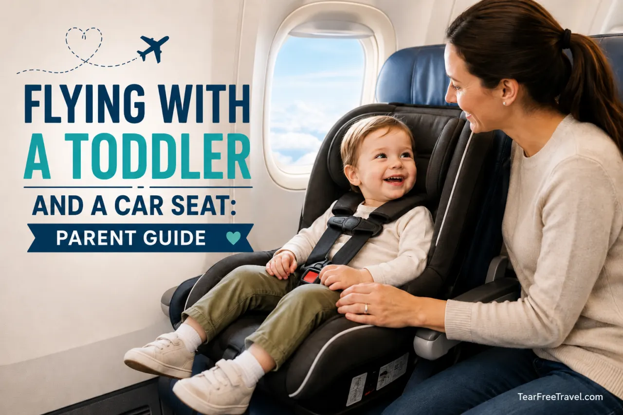 Flying with a Toddler and a Car Seat