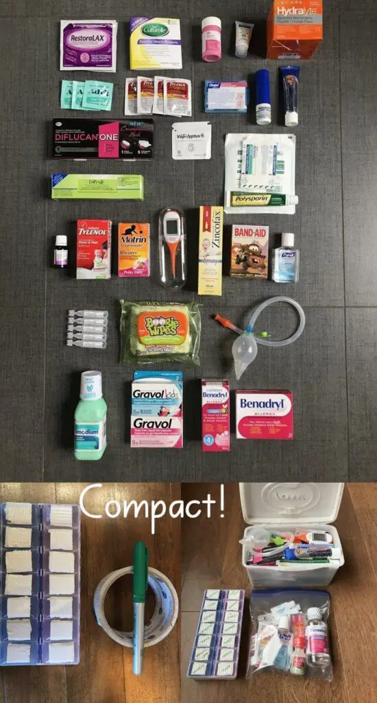 Family Travel First Aid Kit 