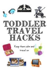 Toddler travel is tough. Everything is new and exciting and new and exciting until EVERYTHING IS AWFUL. Here is my list of toddler travel gear that will help you hack snacks, sleep, activities and more on your next trip with a toddler! #toddlertravel #travelwithtoddlers #toddlertraveltips #travelhacks #travelingwithtoddlers #toddlerairplane #traveltoysfortoddlers #toddlertravelessentials