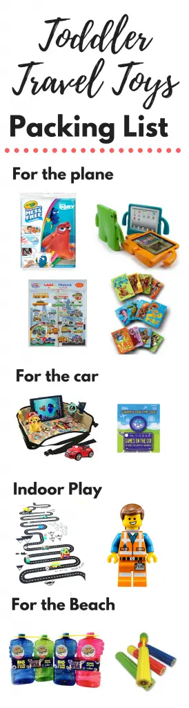 I've come up with a list of the best travel toys for toddlers that have kept my kids entertained on vacation. I'll cover the best toys for traveling with toddlers, including toys for toddlers on airplanes, car travel toys, and toys for the beach. The ultimate list of the best travel toddler toys! #toys #toddler #toddlertoys #kidstravel