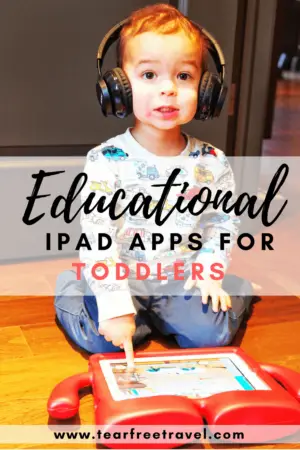 Wondering what are the best iPad apps for toddlers? These apps got me through a long flight with a 2-year-old. Fun and educational, these are the top apps that my toddler loves. Click through to find out more! 