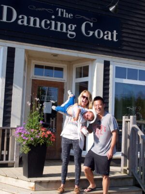 The Dancing Goat. Cape Breton Nova Scotia with Kids. 