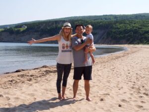 Cabot Trail. Cape Breton. Nova Scotia. Secret Beach. Family Vacation. 