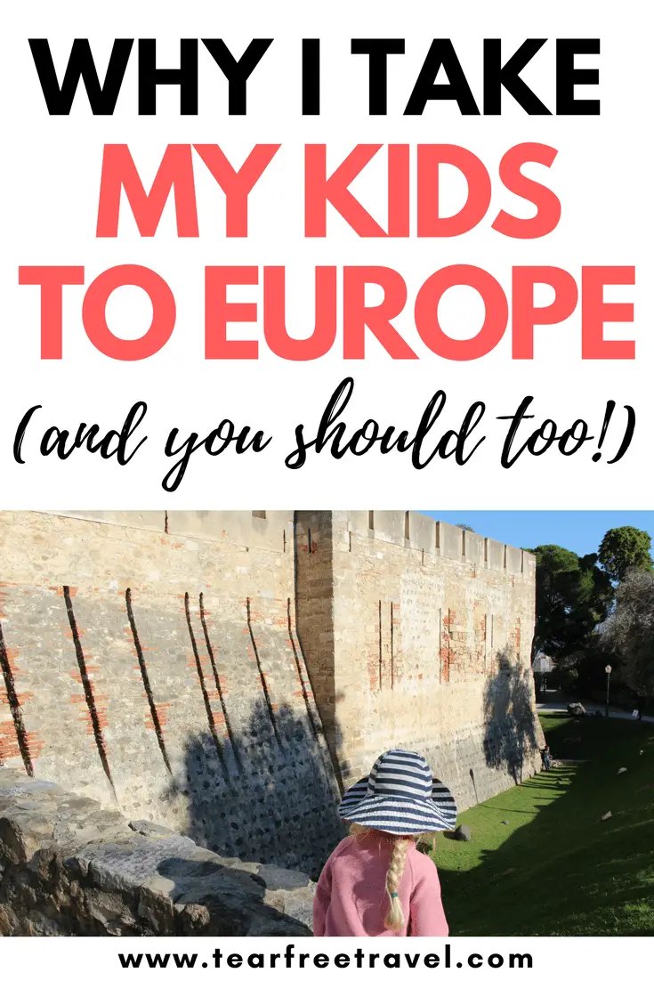 Why travel Europe with kids? In this post you'll discover the many reasons why traveling to Europe with kids is an amazing family experience. We'll share some tips for europe travel with a toddler, and why Europe is #1 for 'kid-friendly' activities and experiences. With so much to explore and discover, even on a budget, Europe with kids is the ultimate family vacation. Pin this for your next adventure #travel #europe #familyvacation