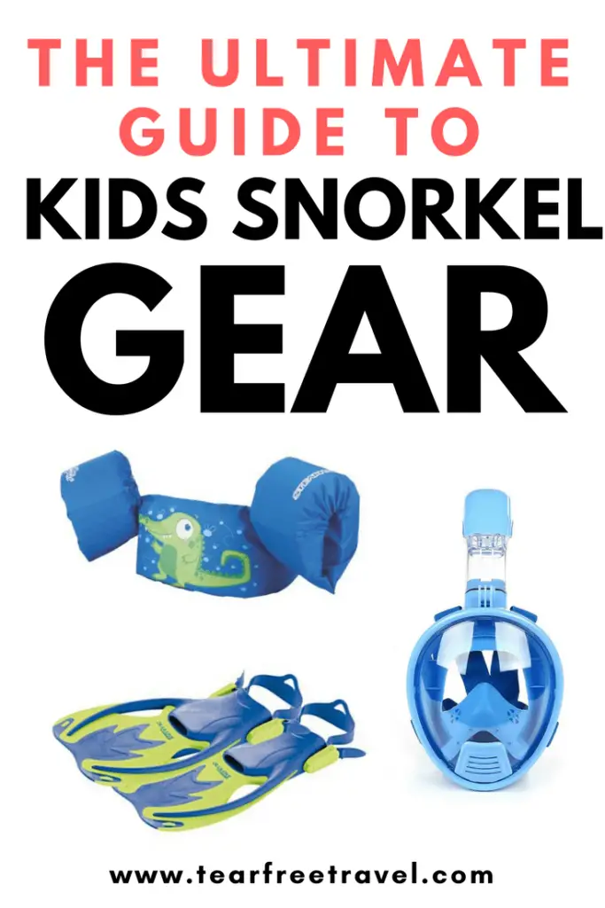 Are you looking for the best kids snorkel gear? In this post I will review the best snorkel gear for kids including the SUPER EASY full face snorkel mask. Even little kids will be snorkeling in no time! Click through to find out all my best kids snorkel tips, and tricks for making snorkeling with kids successful. #kidssnorkel #snorkel #snorkelgear #gearreviews