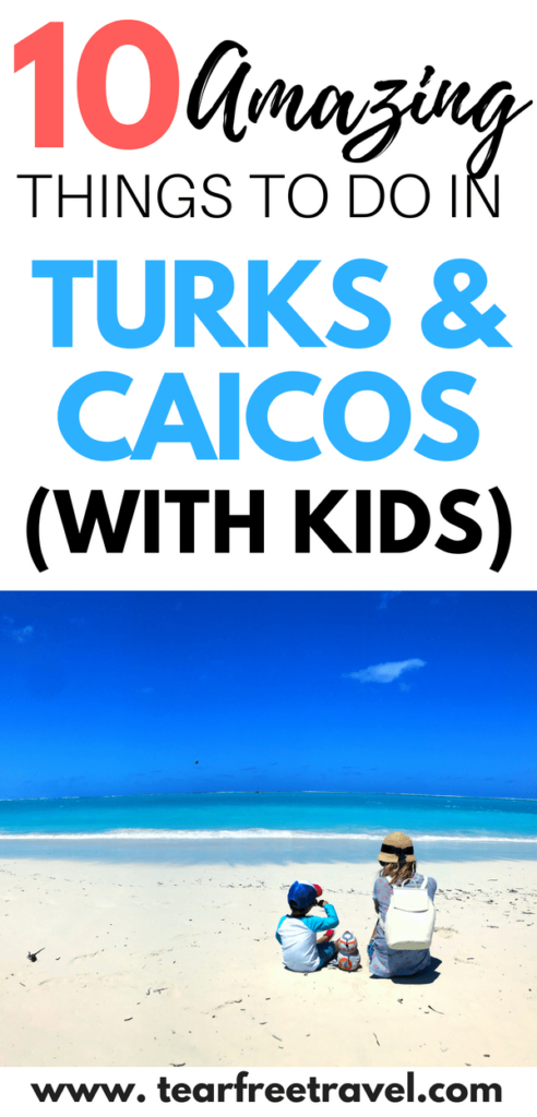 Are you headed to Providenciales Turks and Caicos? Before you go, check out my top 10 things to do in turks and caicos. I have lots of tips for a family beach vacation in turks and caicos. Lots of advice for the best activities in the Turks and Caicos Grace Bay Area. Pin this for your next Turks and Caicos vacation! #turksandcaicos #familyvacationideas
