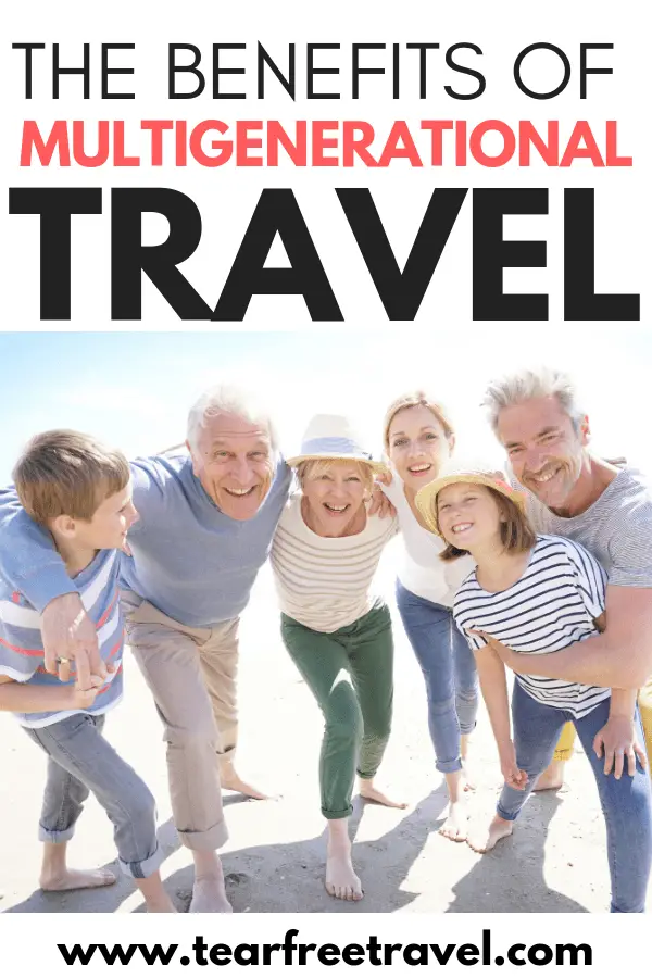 There are so many benefits to multigenerational travel. Bringing grandma or grandpa on vacation will not only help share the load taking care of the kids, but will allow for amazing family bonding. A trip with the grandparents is a perfect family vacation. Read about all the benefits to bringing family along on your next trip! #travel #familyvacation #vacation 