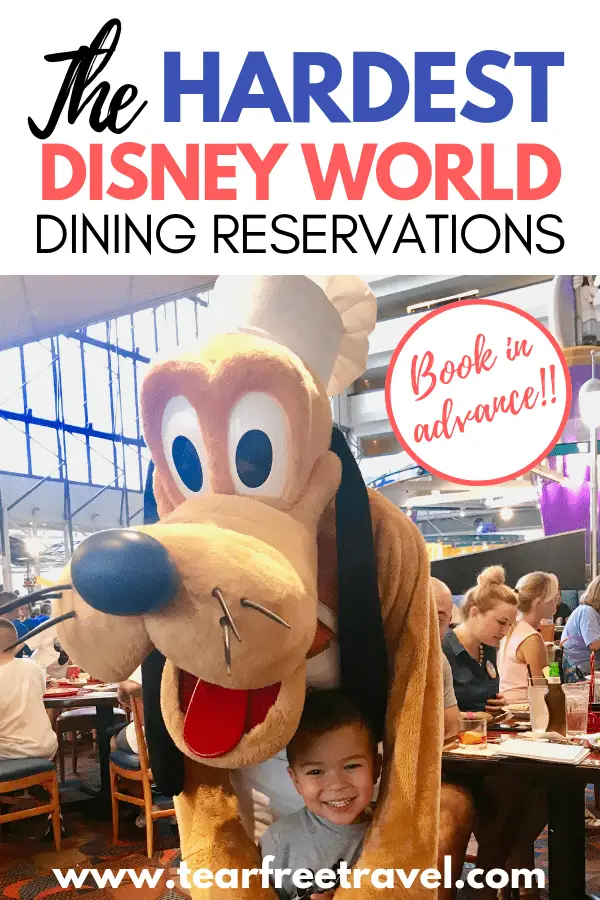What are the best Disney World Dining Reservations? These are the most popular and hardest disney world dining reservations to secure for your next trip. Book in advance to score a reservation to these awesome disney world restaurants! We will cover how to book your disney dining reservation in advance, and when you can book. Pin this for your next trip to Disney World and don't be disappointed with busy lines and waits on your trip! #Disney #Disneyworld
