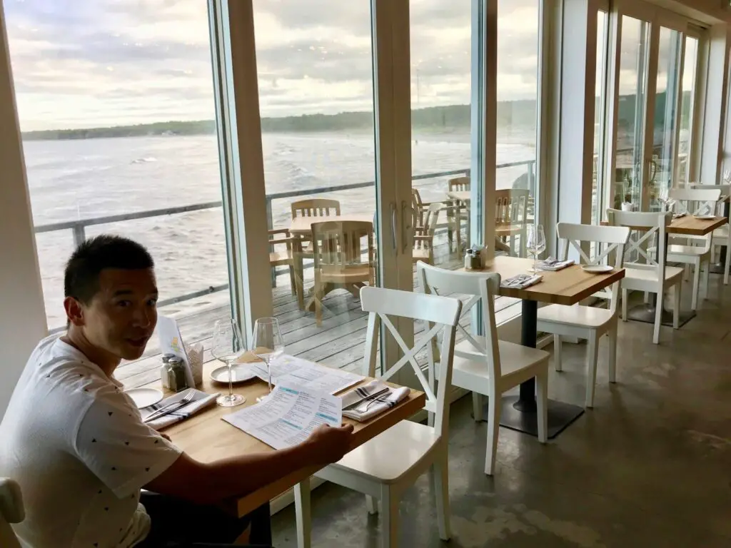 The Quarterdeck Grill Restaurant - What a view! 