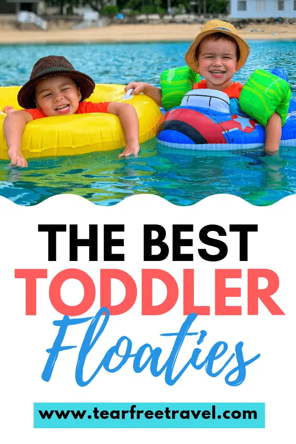 Summer is almost here! Make sure you grab the best toddler floatie for your trip to the beach or the pool. We will share our favorite​ summer pool floats for babies and toddlers in this super comprehensive post. Keep your kids safe and having fun with these awesome toddler floatation devices! #summer #poolfloaties #toddler
