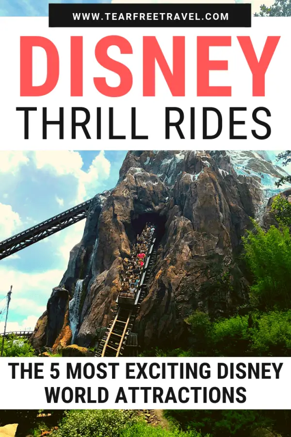 Disney Thrill Rides: The 5 Most Exciting Disney World Attractions