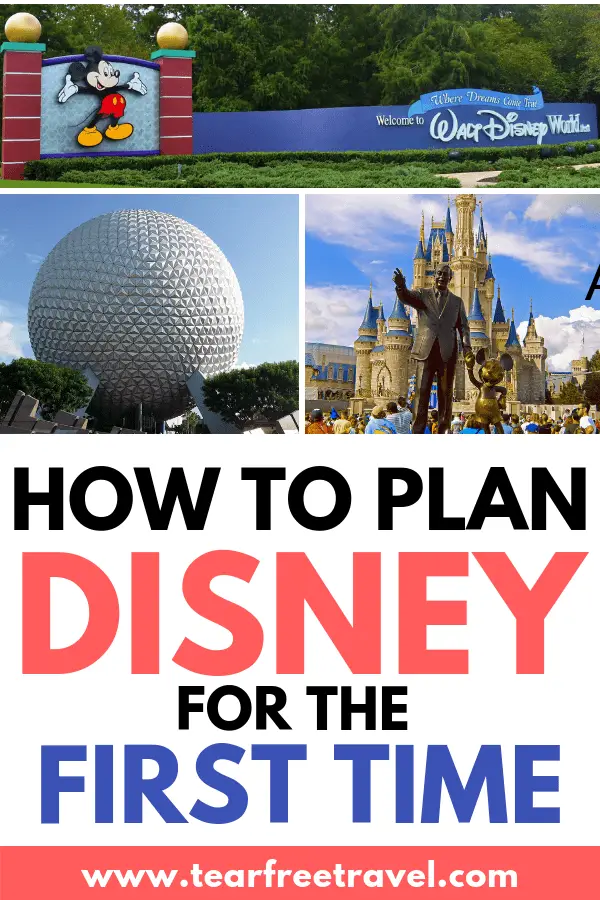 How to plan disney for the first time